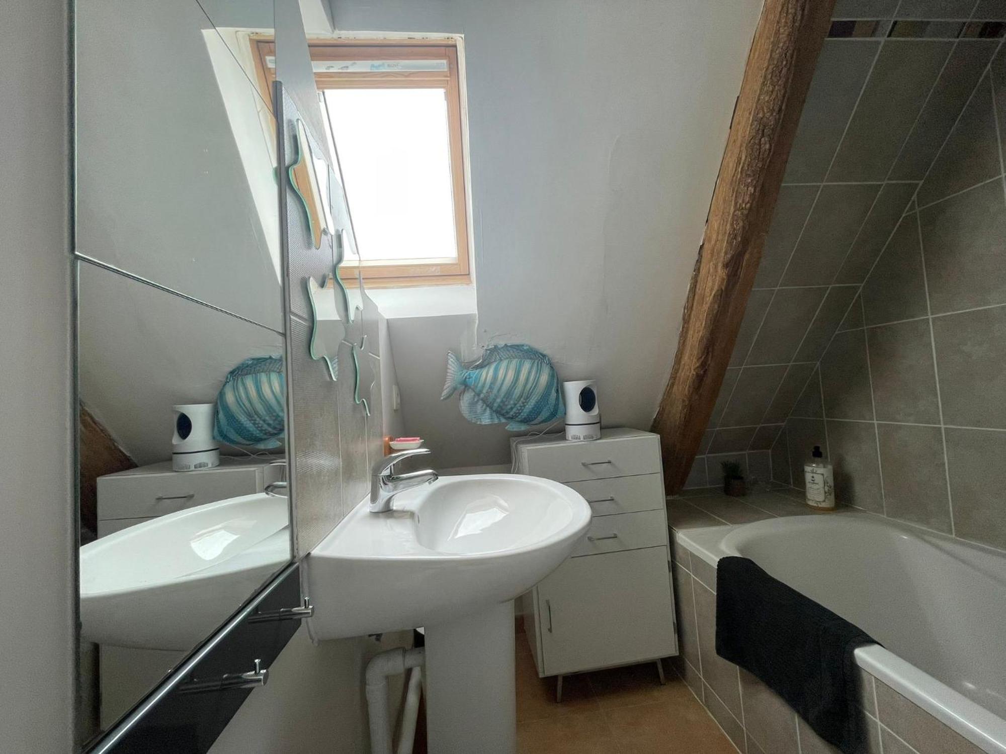 Nid De Pie Grand Duplex Lumineux Cadre Verdoyant Calme A 5 Mn De La Mer Pres Port En Bessin, Bayeux, Omaha Beach, Commes Ngoại thất bức ảnh