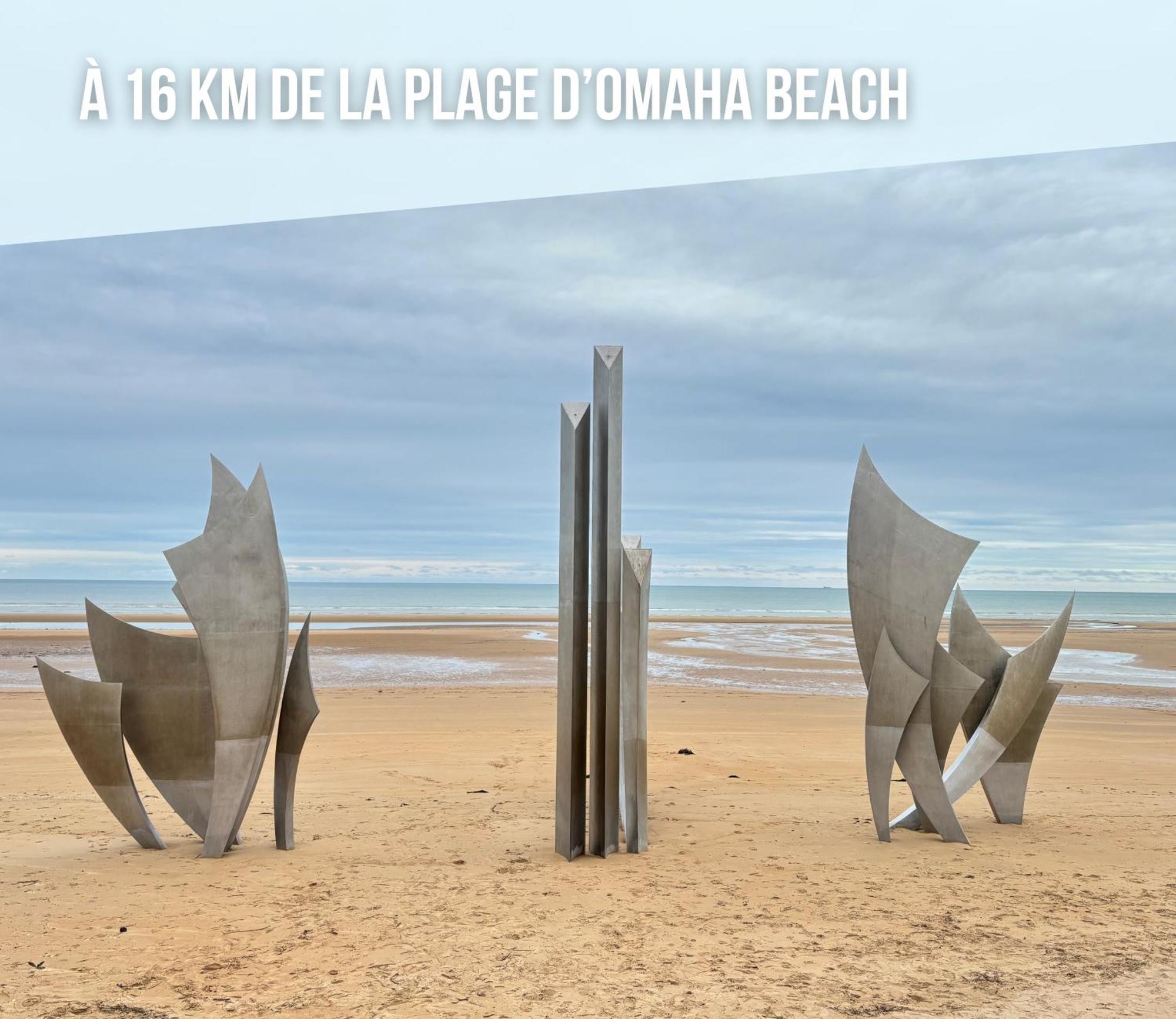 Nid De Pie Grand Duplex Lumineux Cadre Verdoyant Calme A 5 Mn De La Mer Pres Port En Bessin, Bayeux, Omaha Beach, Commes Ngoại thất bức ảnh