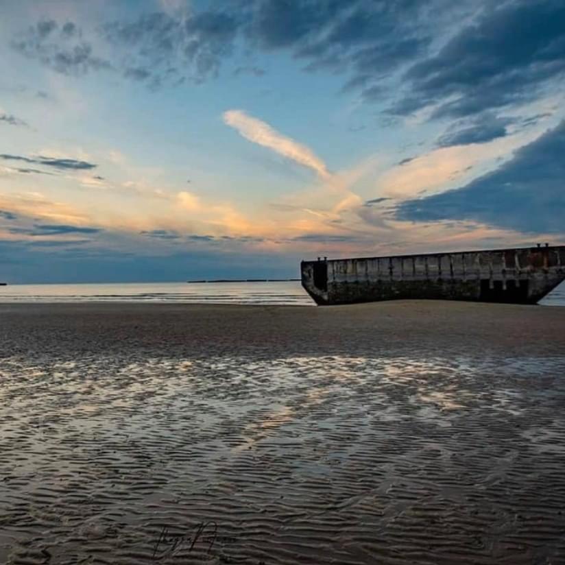 Nid De Pie Grand Duplex Lumineux Cadre Verdoyant Calme A 5 Mn De La Mer Pres Port En Bessin, Bayeux, Omaha Beach, Commes Ngoại thất bức ảnh